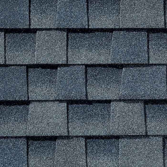 Close up photo of GAF's Timberline Ultra HD Biscayne shingle swatch